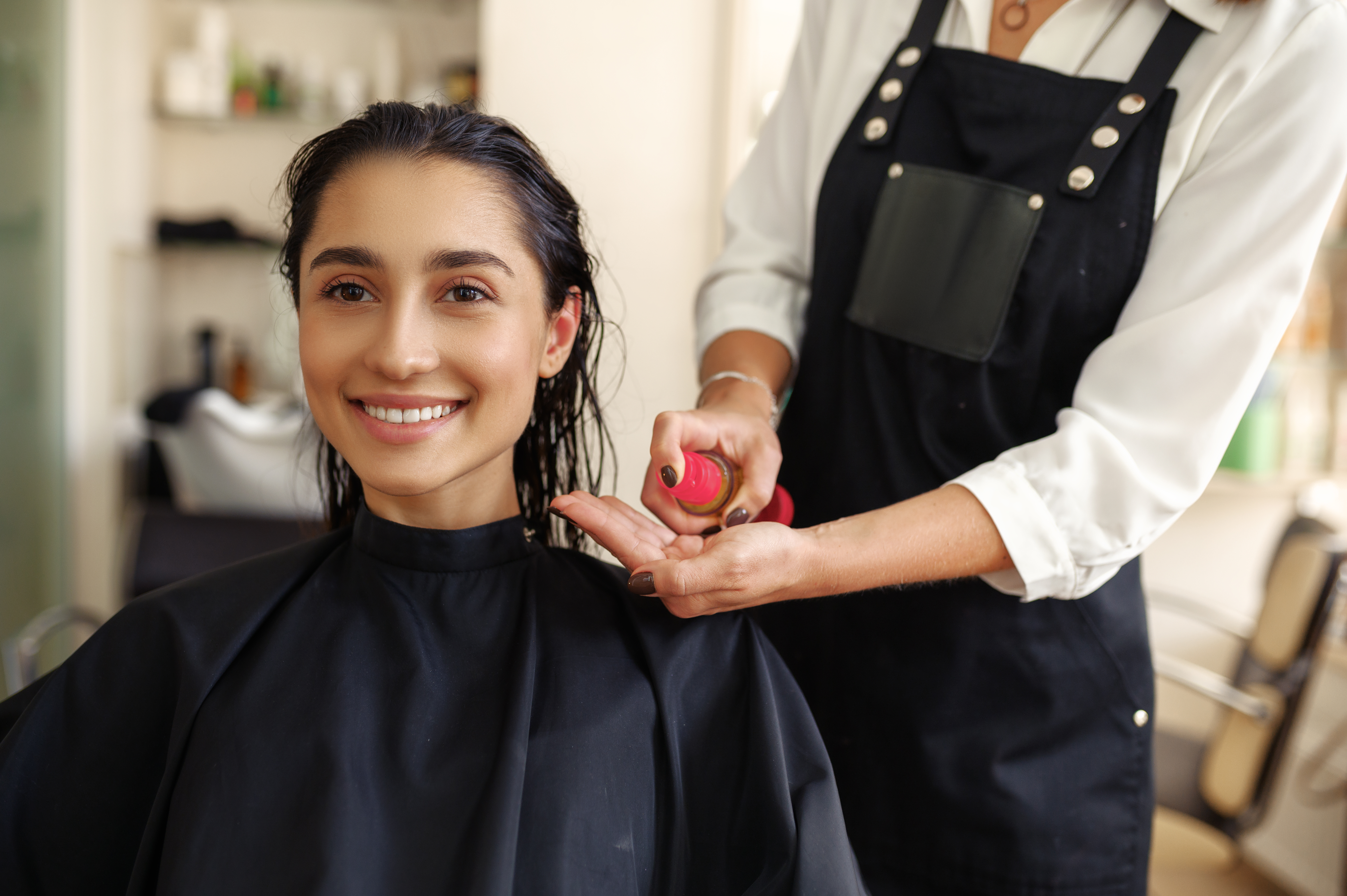 Apply Keratin